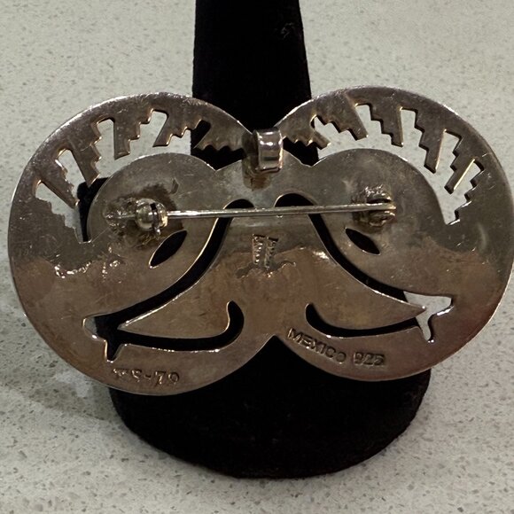 TAXCO 925 STERLING SILVER Pendant BROOCH - Picture 10 of 12